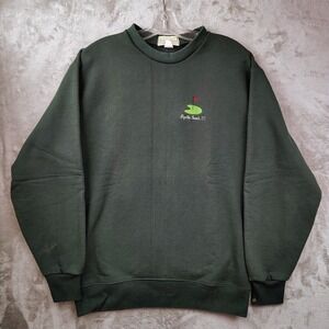Vintage Myrtle Beach South‎ Carolina Golf Course Sweatshirt Green Mens Sz Large